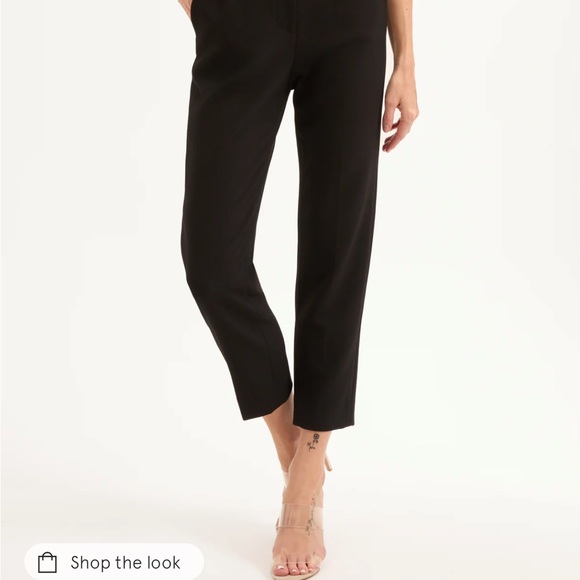 Veronica Beard Black Cropped Ankle Pants